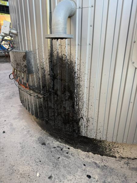 nettoyage centrale à bitume avant/après - la cryogénie au service de l'industrie